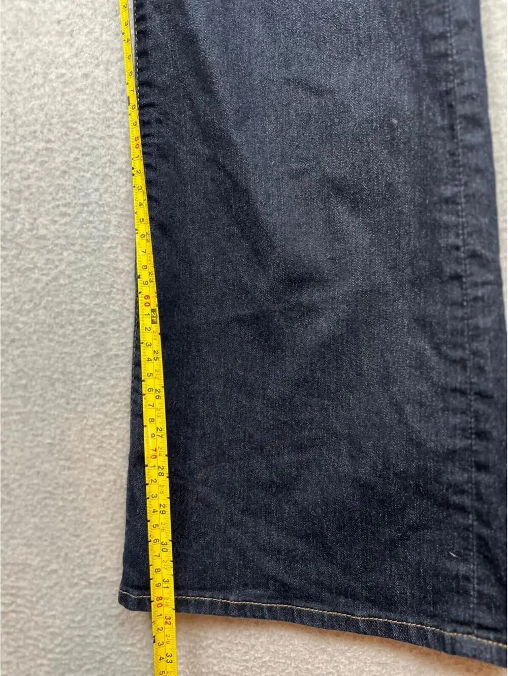 Y2k 90s Mavi Cora Wide Boot Cut Denim Jeans Womens Size 26 X 32  Dark Wash